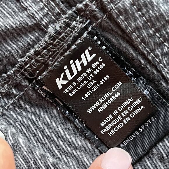 KUHL Splash Cargo Roll Up Pants Lightweight UPF 50+ Hiking Camping Climbing 14R - Picture 16 of 16
